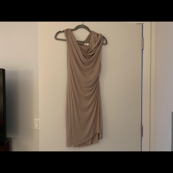 Grey Cotton Helmut Lang Dress - Picture 2 of 4